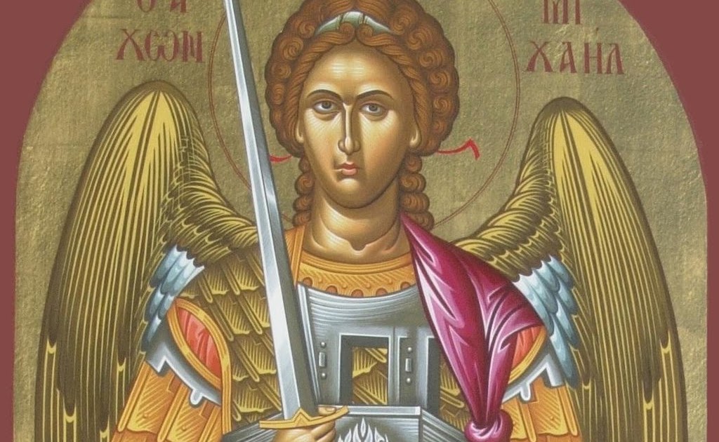 Icona di san Michele Arcangelo passo passo