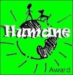 Humane blogger award