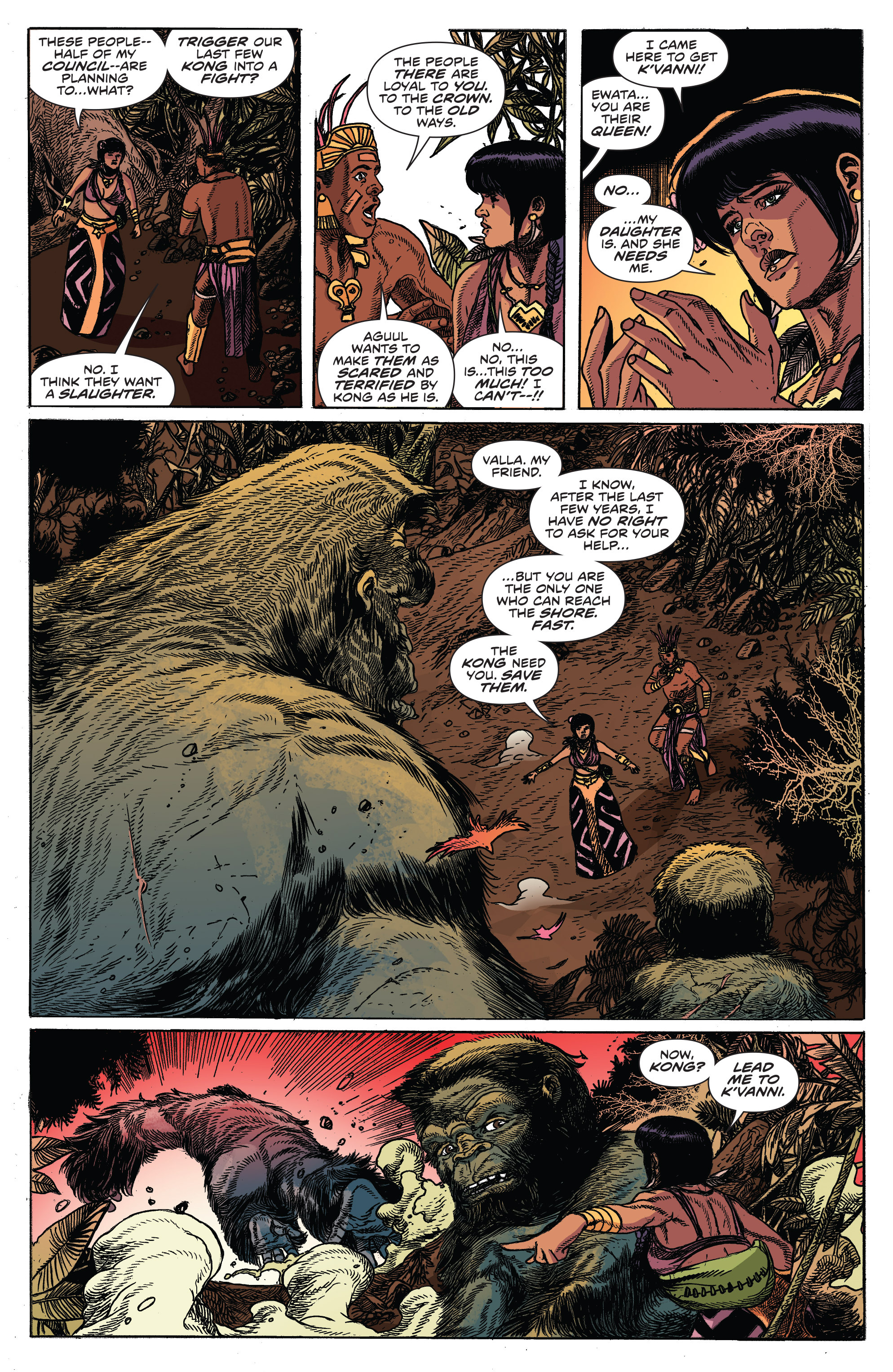 Read online Kong Of Skull Island comic -  Issue #11 - 17