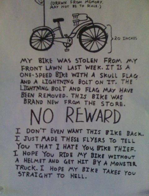 My missing bike