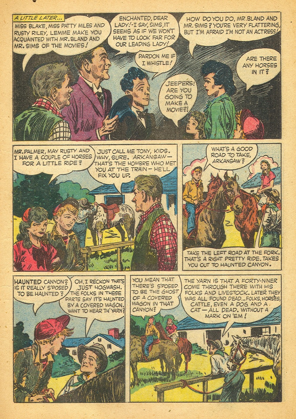 Read online Four Color Comics comic -  Issue #554 - 5