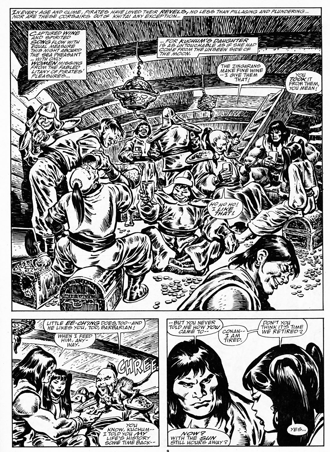Read online The Savage Sword Of Conan comic -  Issue #191 - 11
