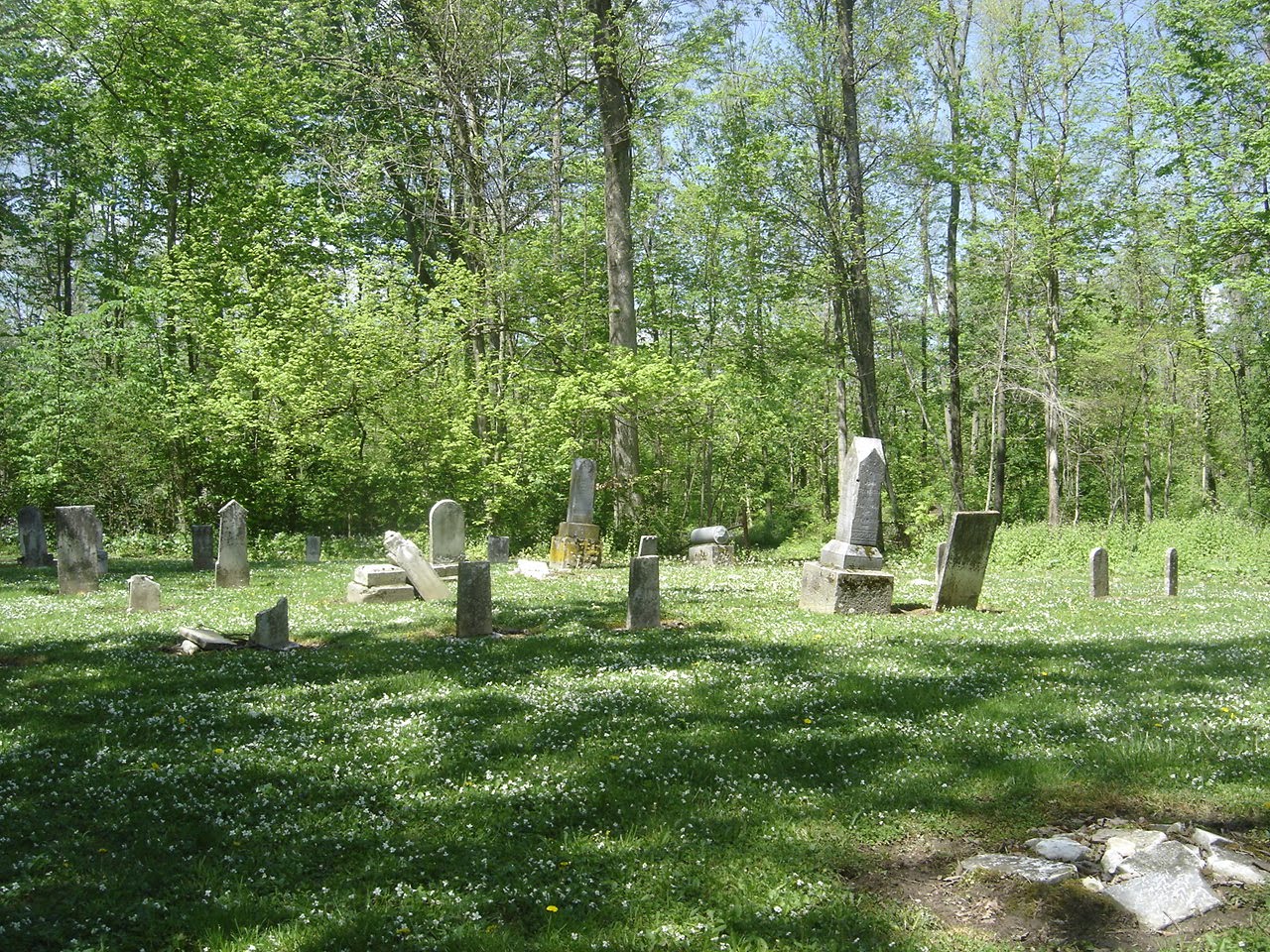 A Morbid Fascination BartonStevenson Cemetery, Somewhere in the Back