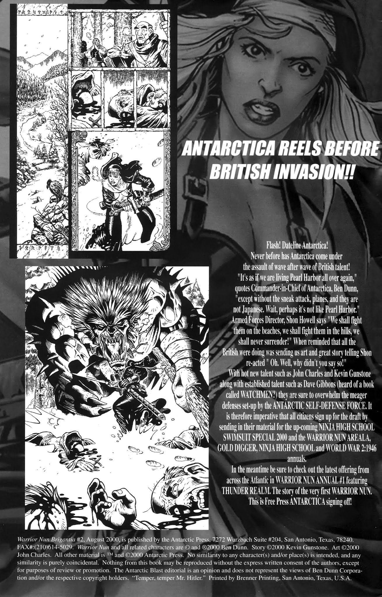 Read online Warrior Nun Brigantia comic -  Issue #2 - 2