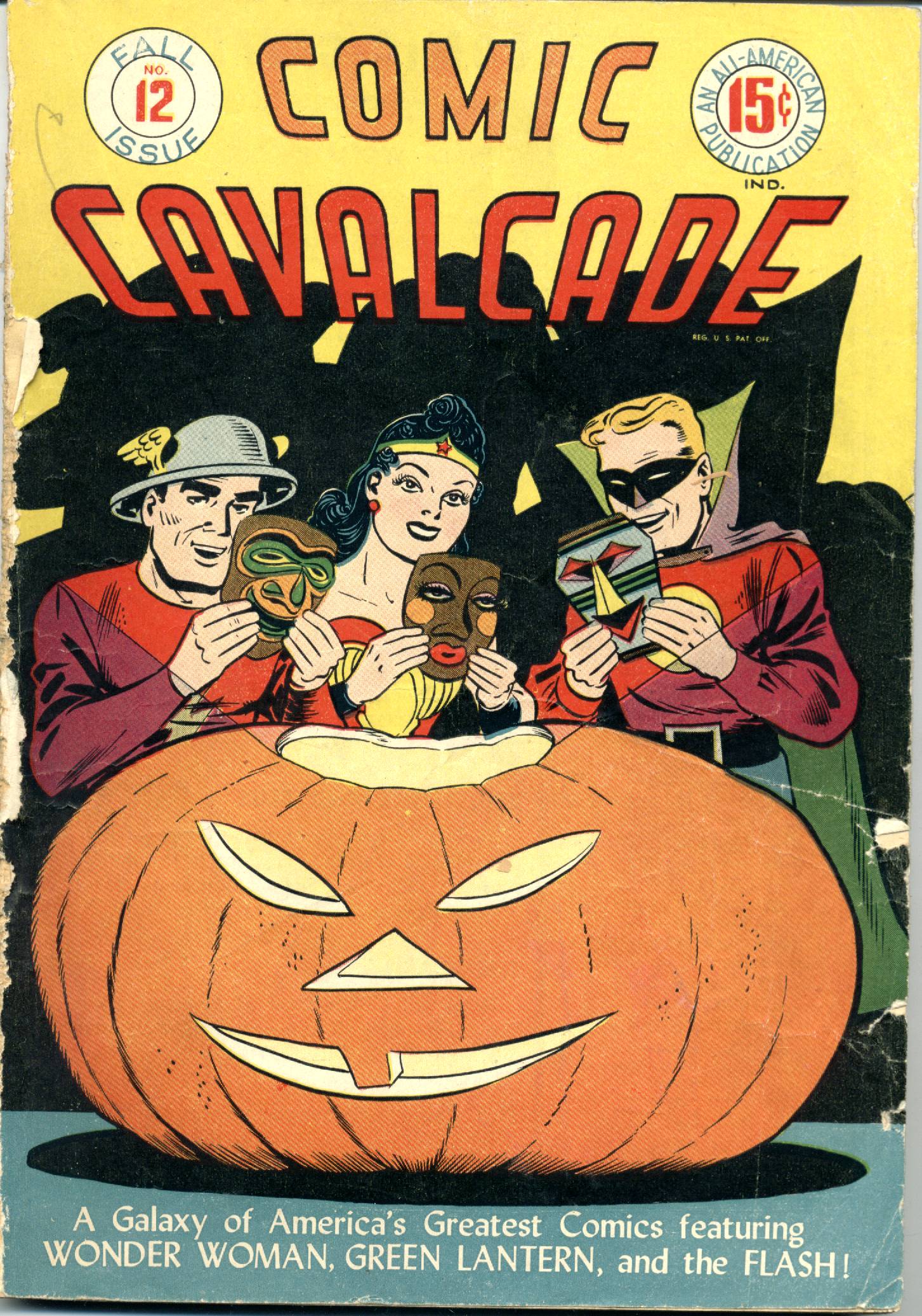 Read online Comic Cavalcade comic -  Issue #12 - 1