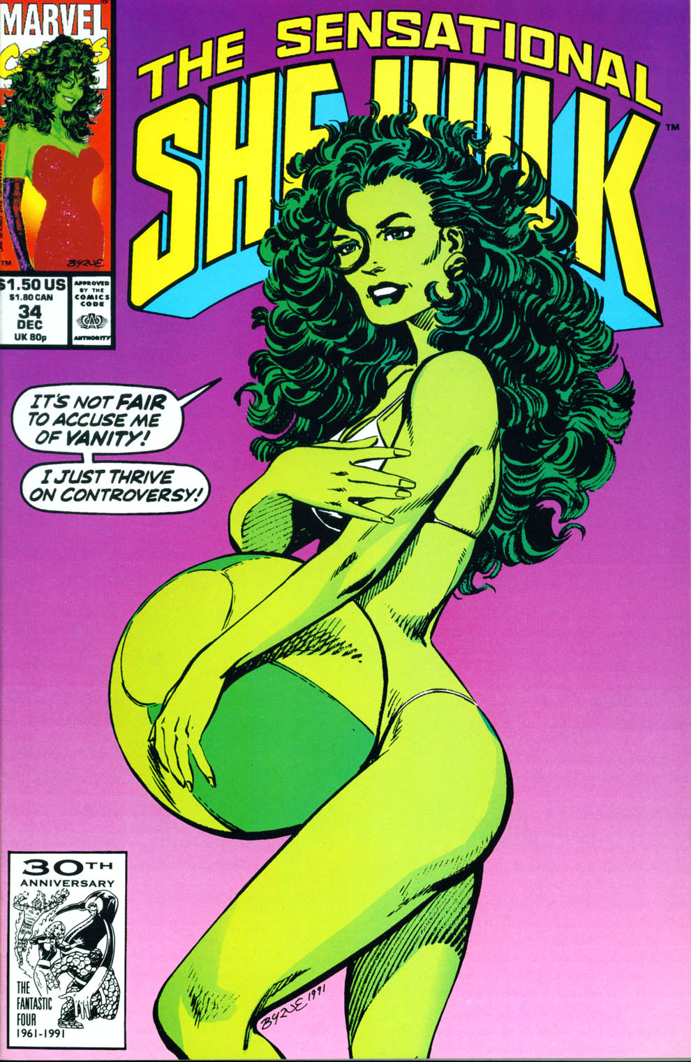 Read online The Sensational She-Hulk comic -  Issue #34 - 1