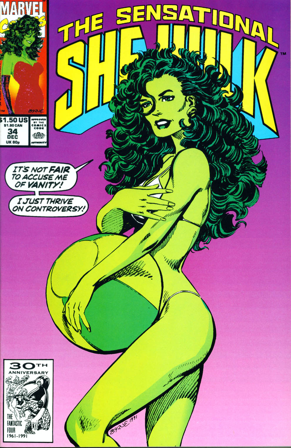 The Sensational She-Hulk issue 34 - Page 1