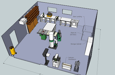 Marks Woodworking: New Workshop - Layout