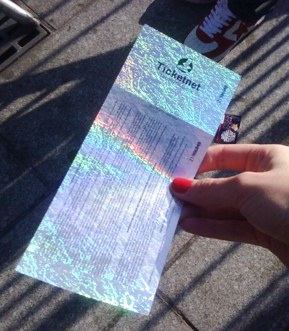 Concert Ticket Lady Gaga Concert Ticket