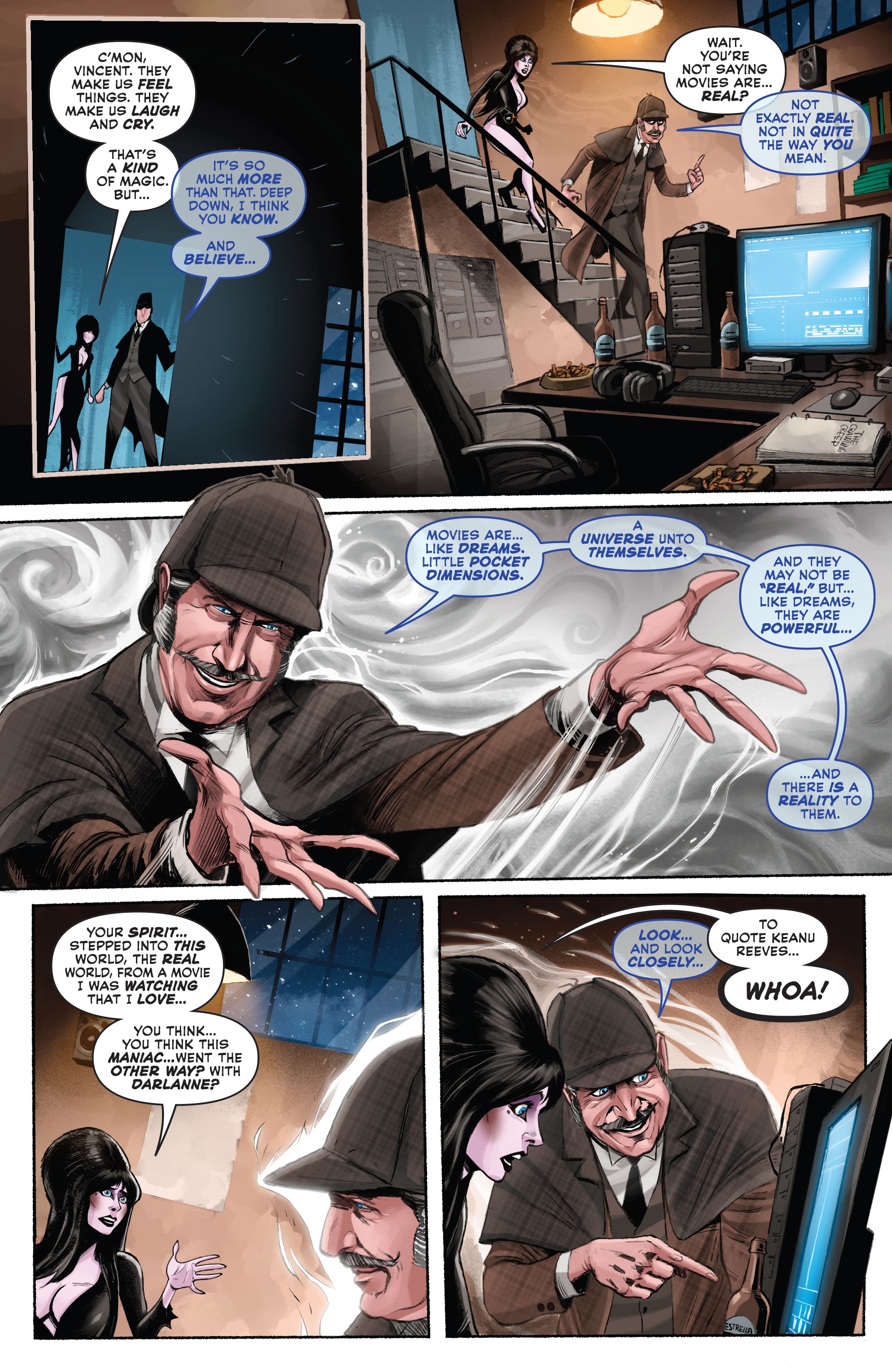 Read online Elvira Meets Vincent Price comic -  Issue #5 - 11