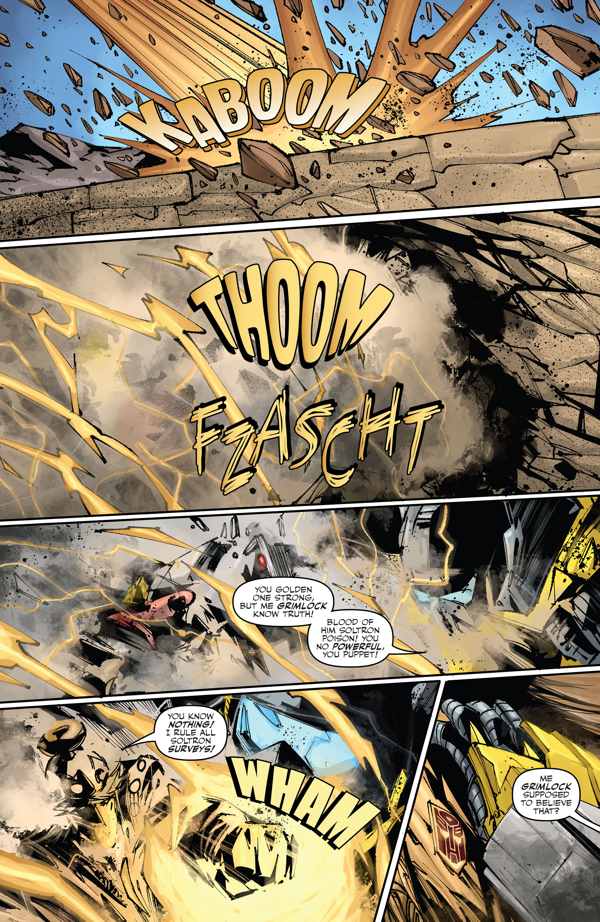 Read online Transformers: King Grimlock comic -  Issue #4 - 19