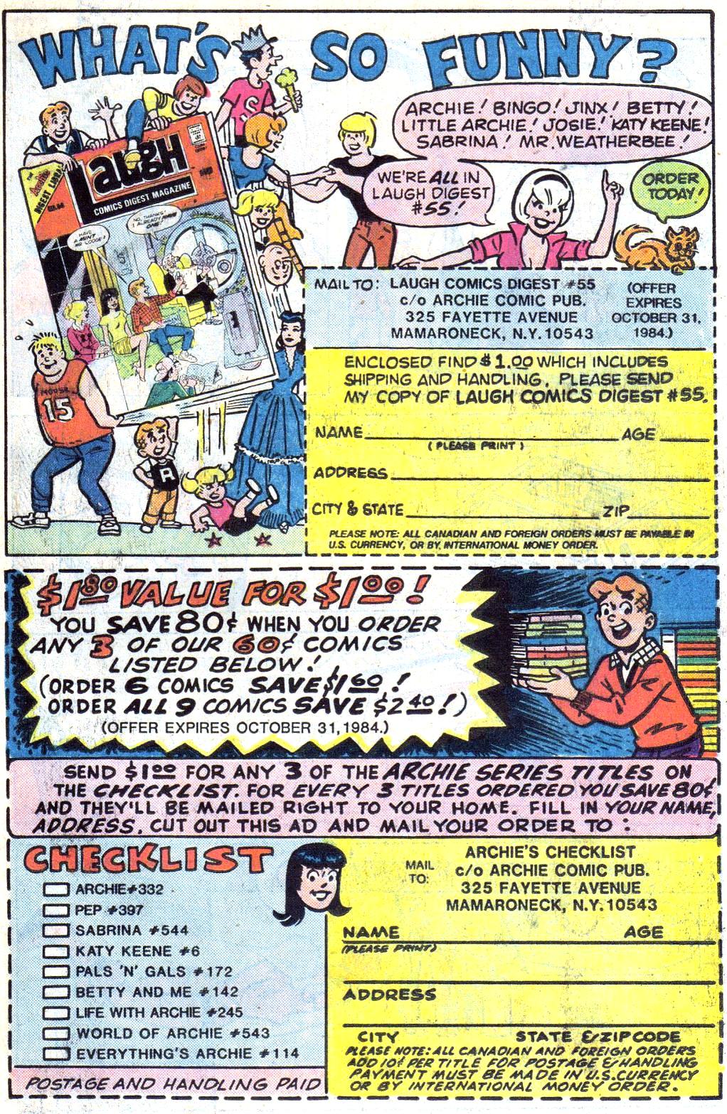 Read online Archie Giant Series Magazine comic -  Issue #544 - 19