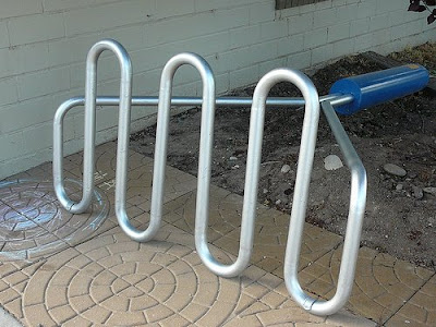 potato masher bike rack