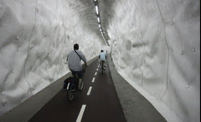 Bicycle Tunnel in San Sebastian
