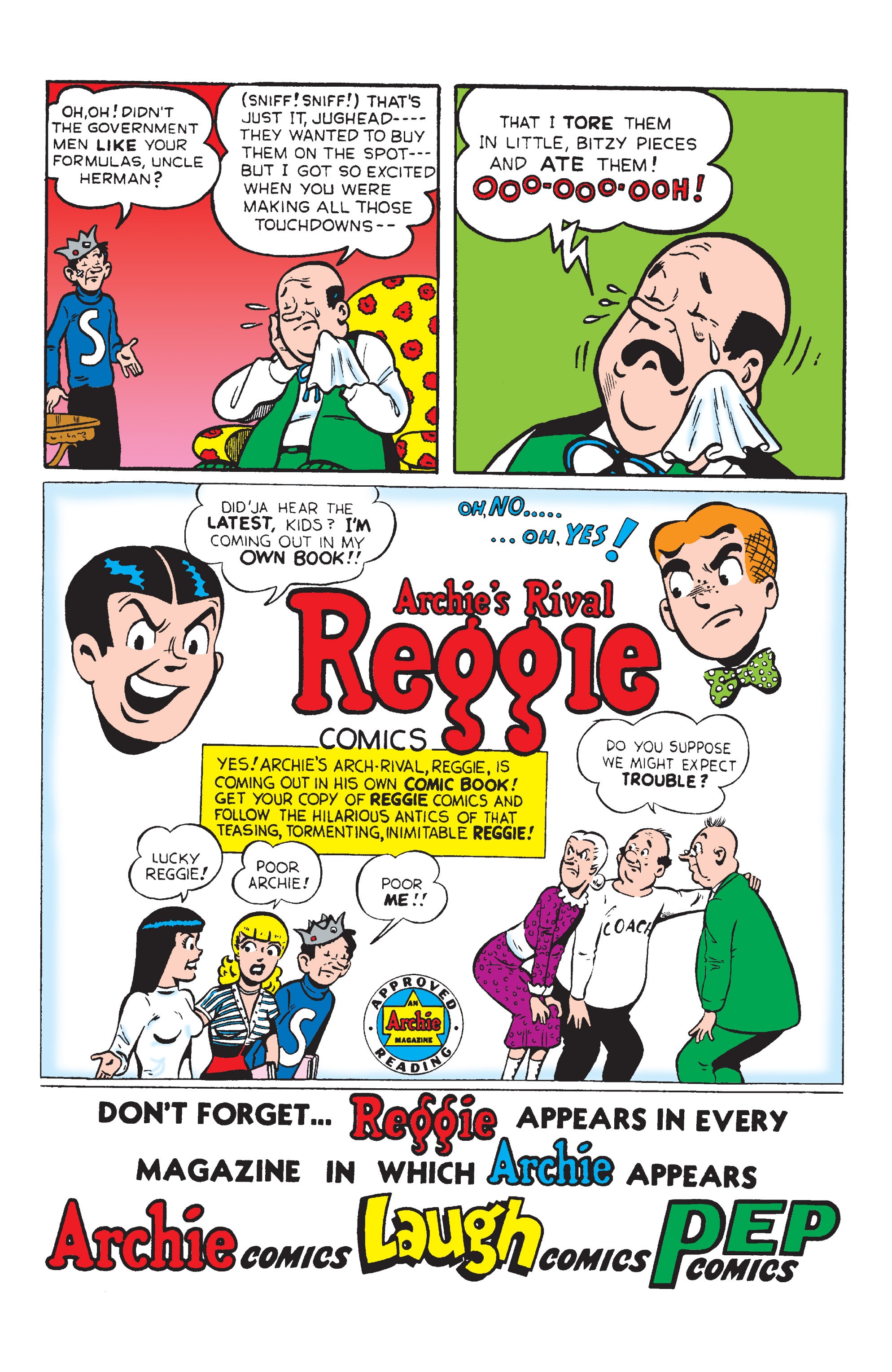 Read online Archie's Pal Jughead comic -  Issue #1 - 9