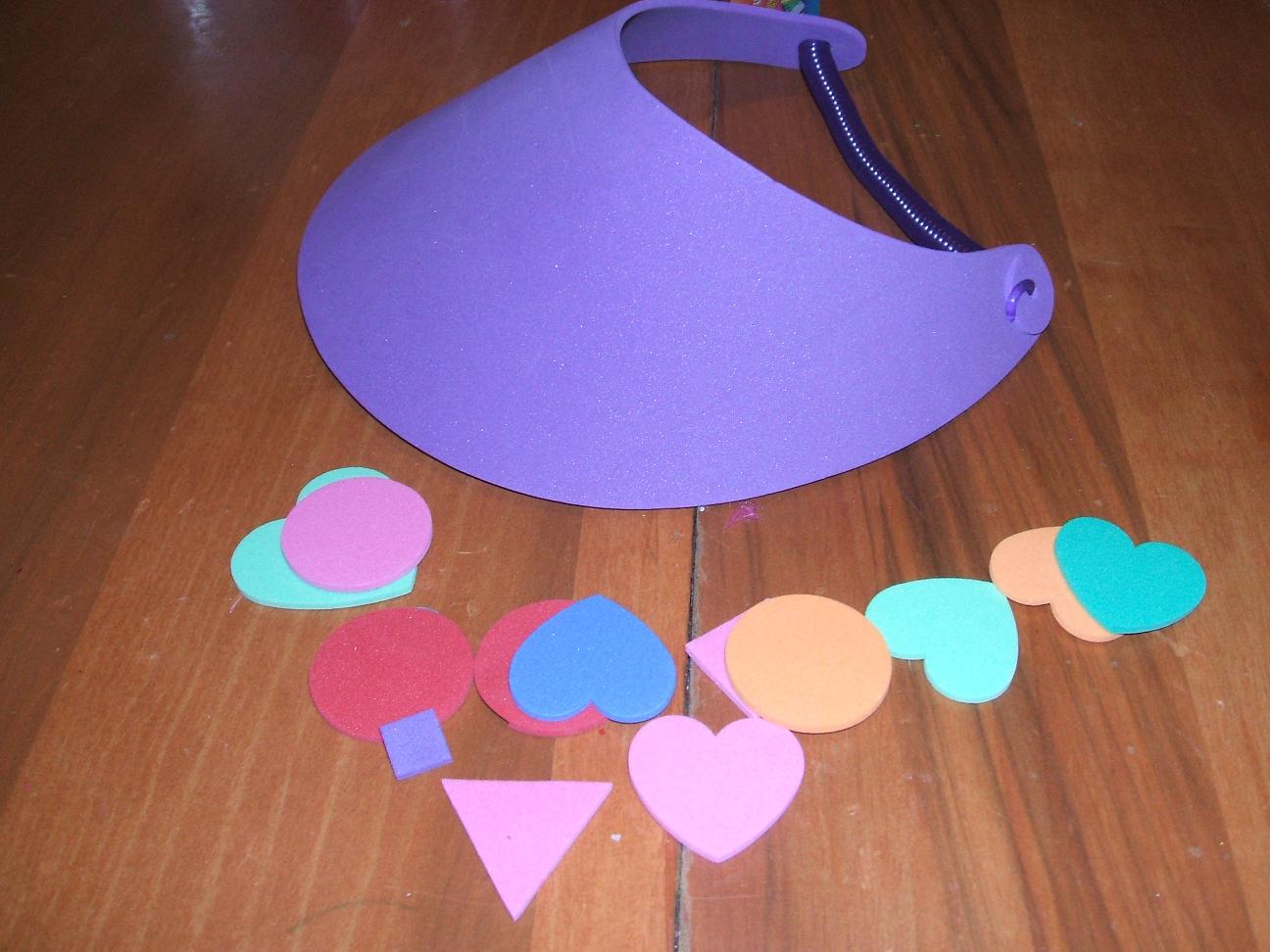 Preparing Your Child for Preschool Decorating Sun Visors & Other Foam Hats