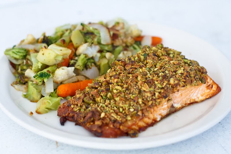 Pistachio Crusted Salmon | The Cave