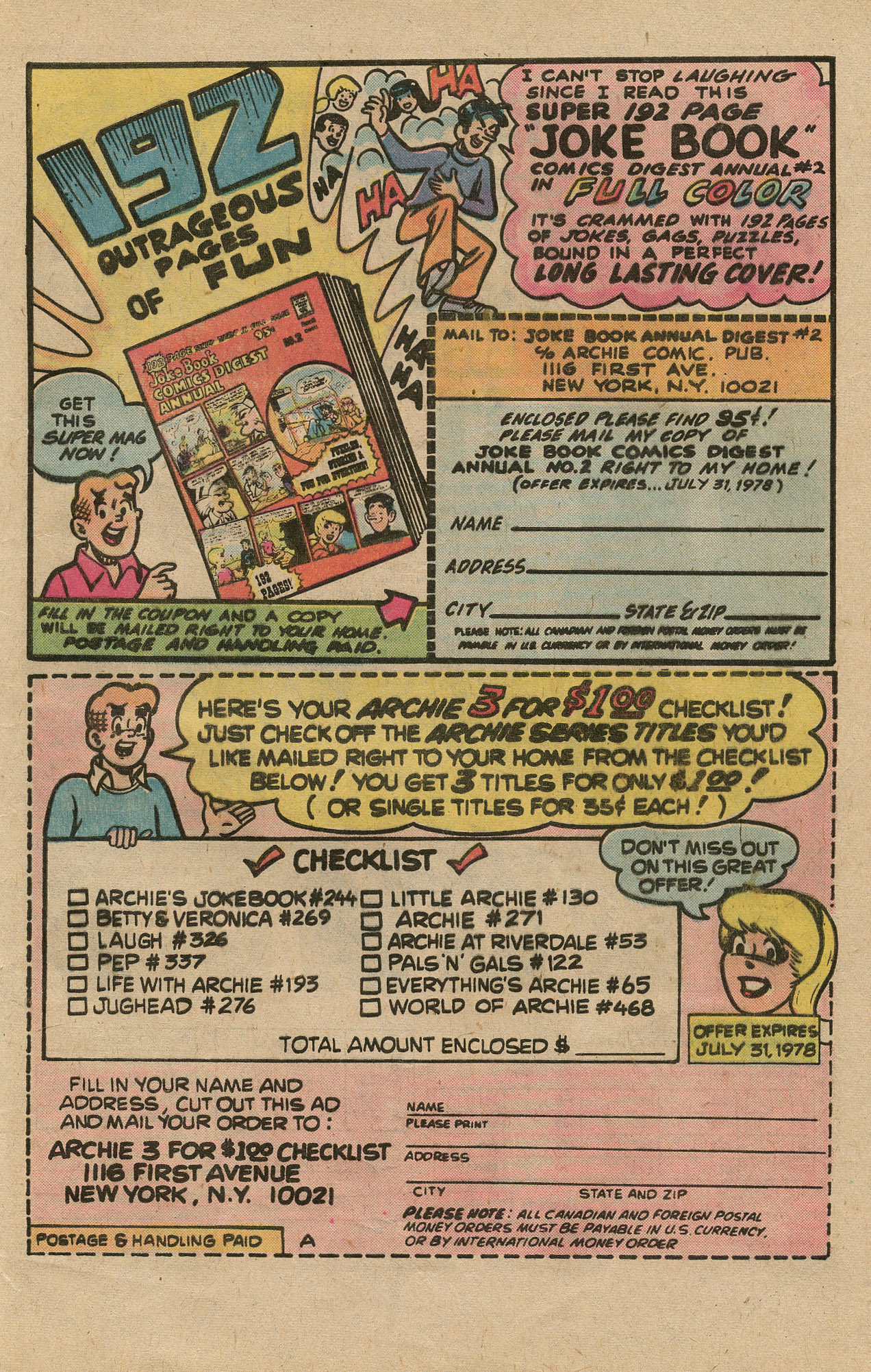 Read online Archie's TV Laugh-Out comic -  Issue #57 - 23