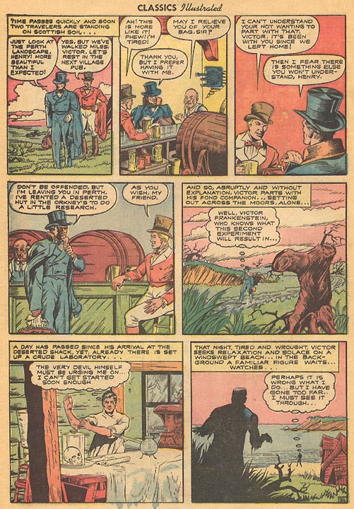 FRANKENSTEIN1959: Classics Illustrated: Frankenstein III