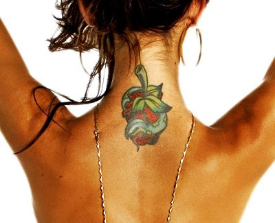 Tattoo On Neck. tattoos for girls on neck
