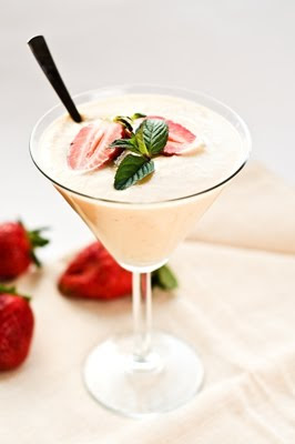 Бананов крем с бисквити