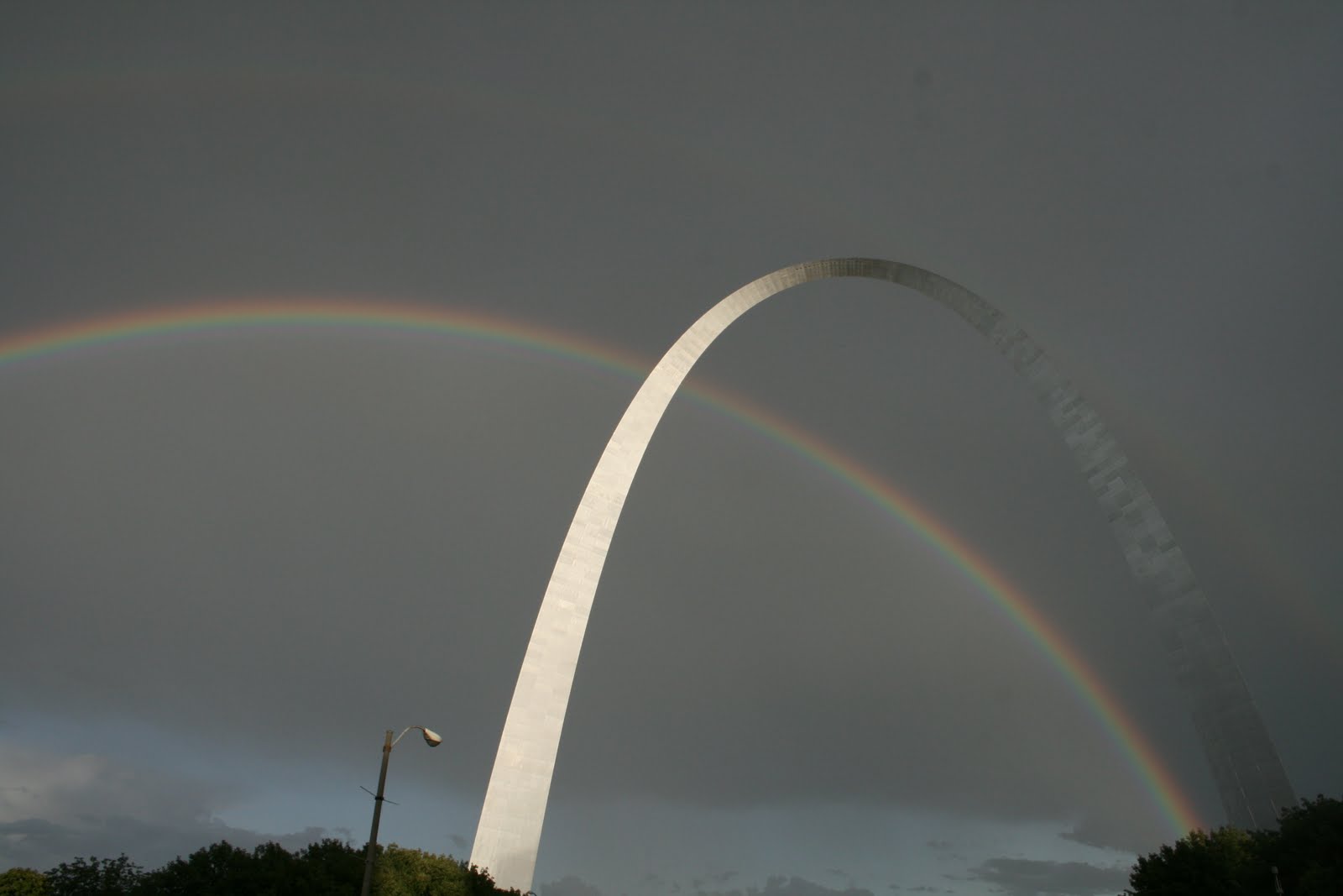 My Three Sons: Double Rainbow at the St Louis Arch!!