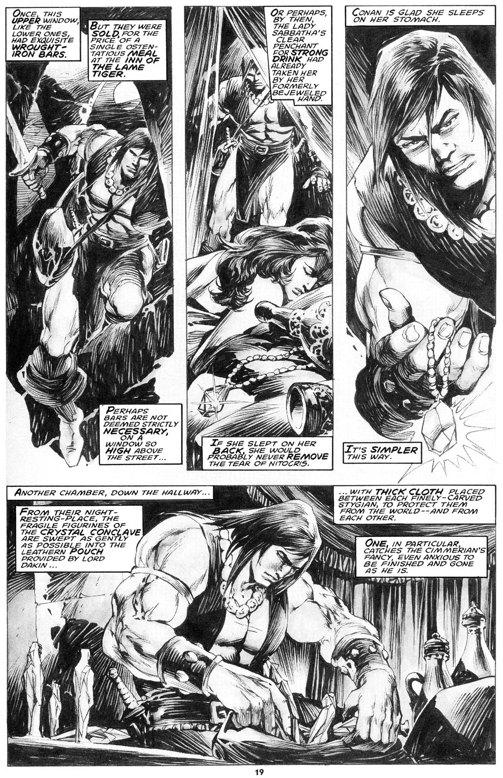 Read online The Savage Sword Of Conan comic -  Issue #216 - 21