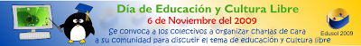 Banner encuentro Edusol 2009 Dia de la educacion y la cultura libre: Charlas presenciales previas al Edusol