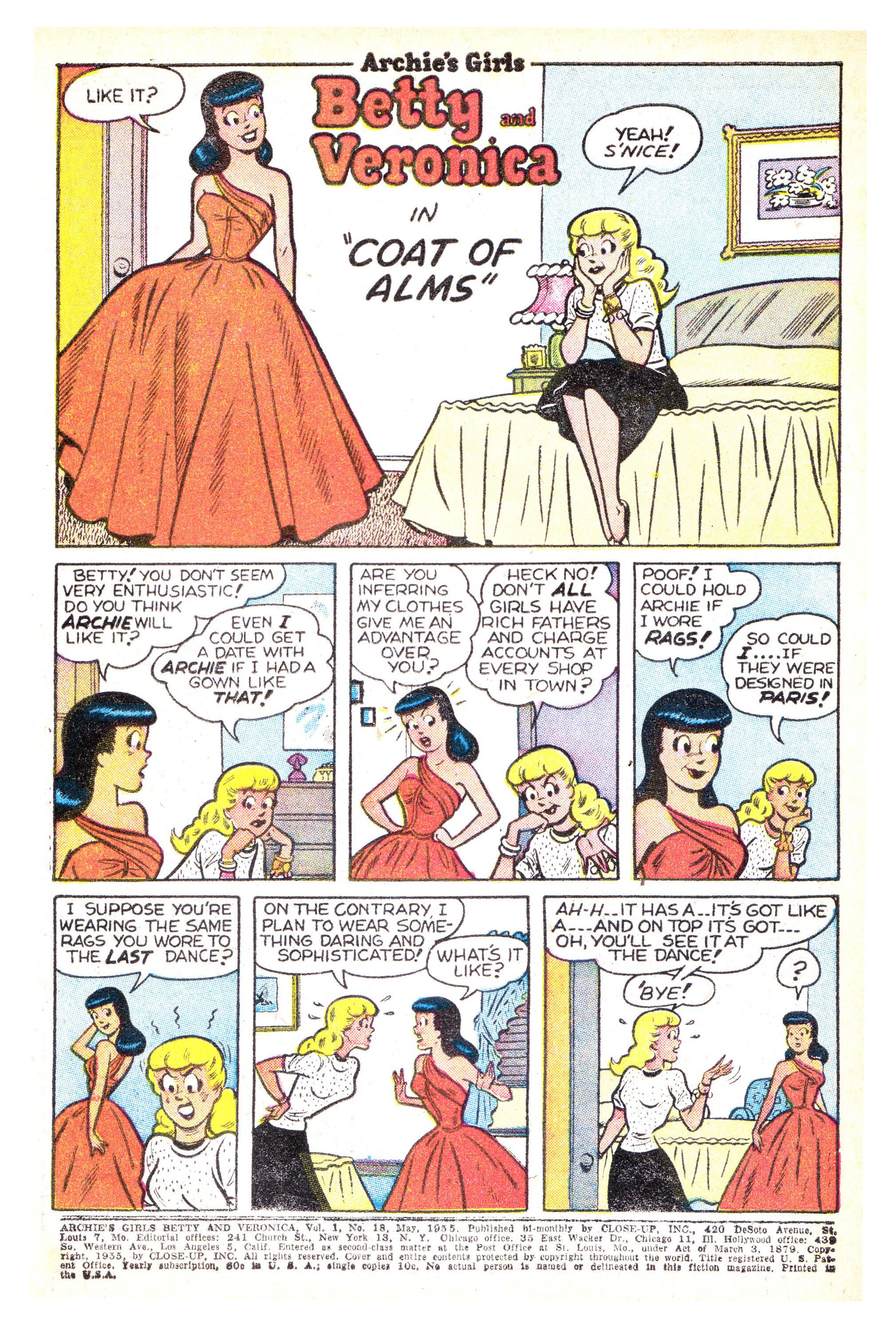 Read online Archie's Girls Betty and Veronica comic -  Issue #18 - 2
