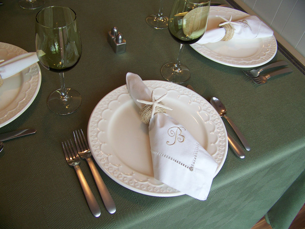 Scarborough Seashells Simple Beachy Napkin Rings