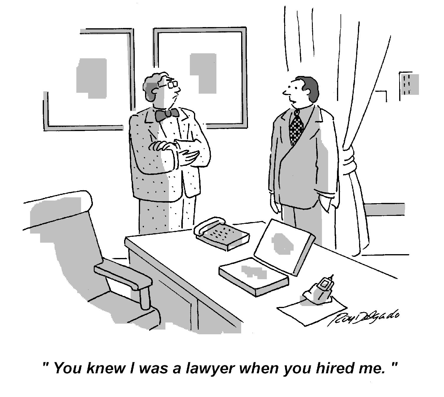 Plum Loco Roy Delgado Lawyer cartoons Roy Delgado