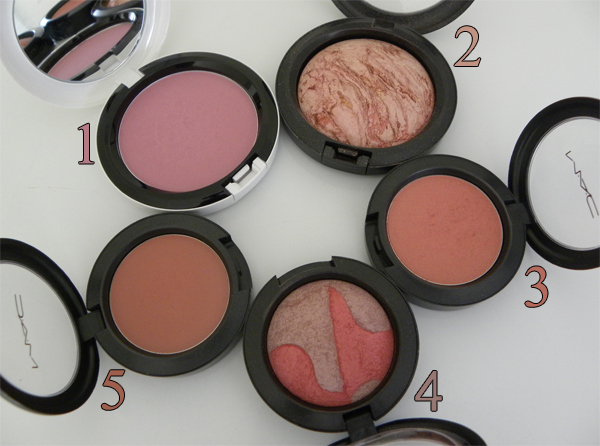 top 5 mac blushes