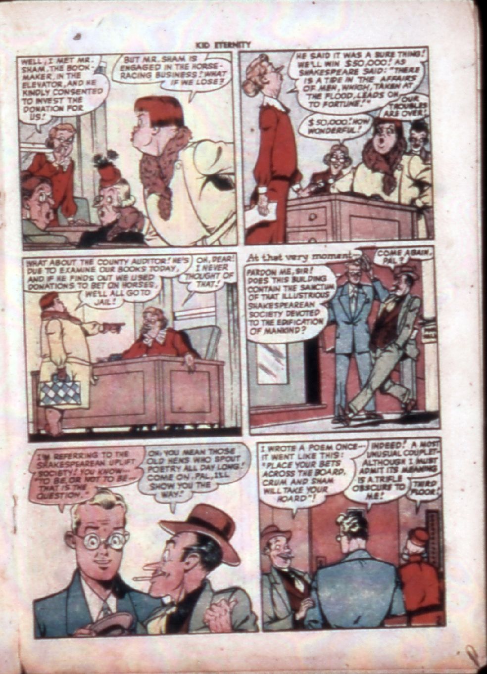 Read online Kid Eternity (1946) comic -  Issue #13 - 27