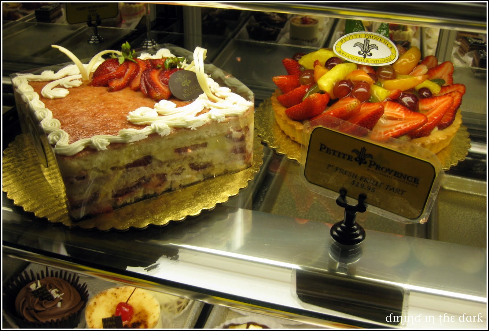 dining in the dark La Petite Provence