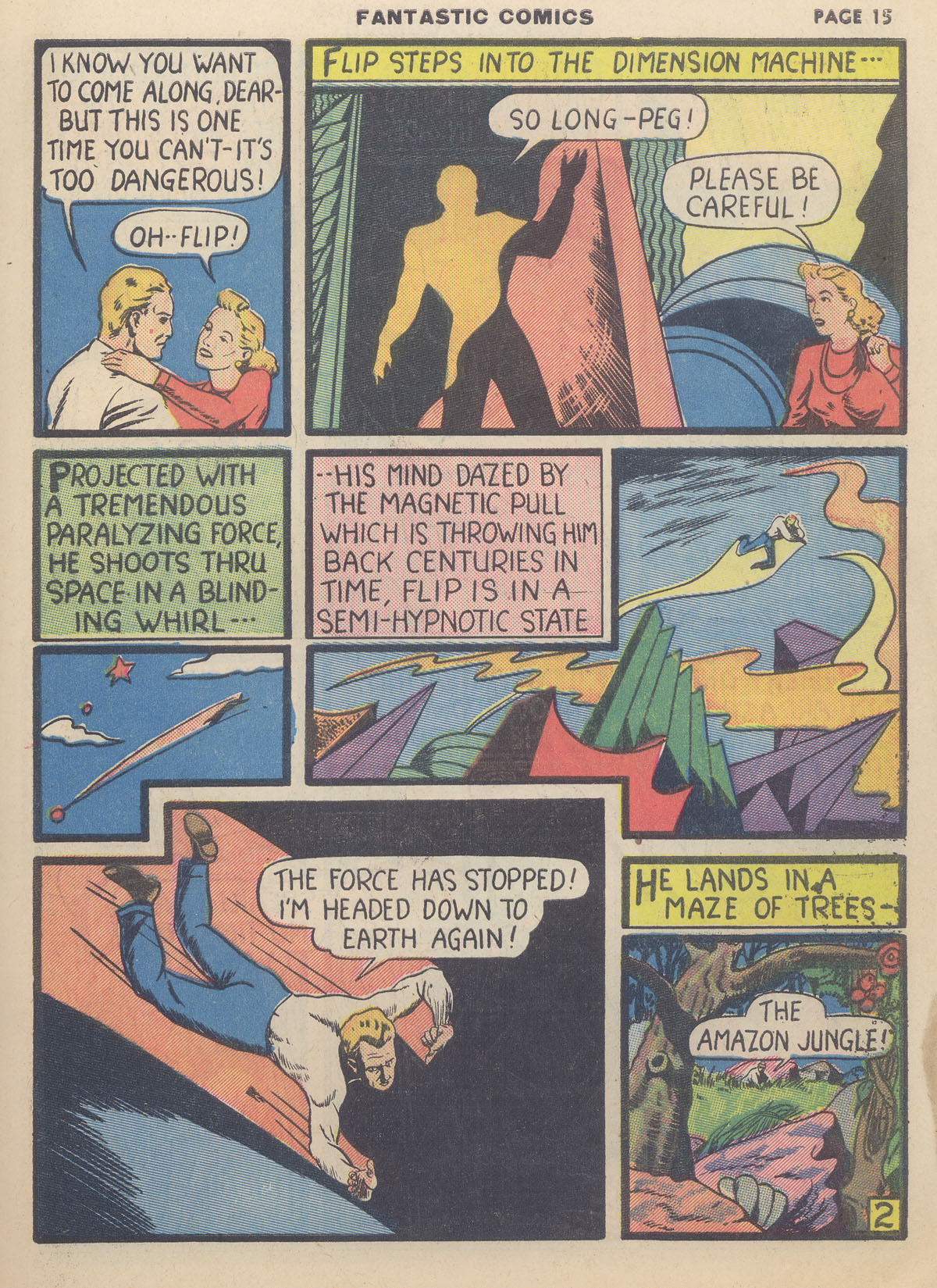 Read online Fantastic Comics comic -  Issue #9 - 17