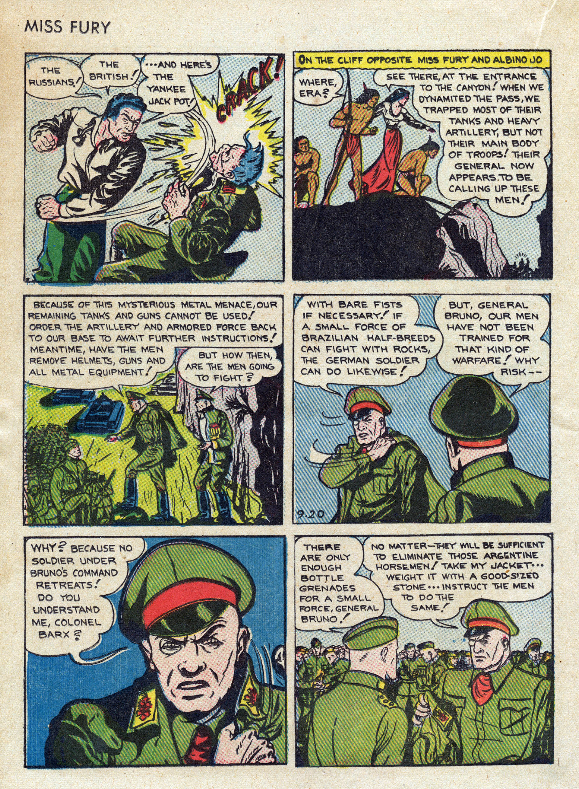 Read online Miss Fury Comics comic -  Issue #3 - 38
