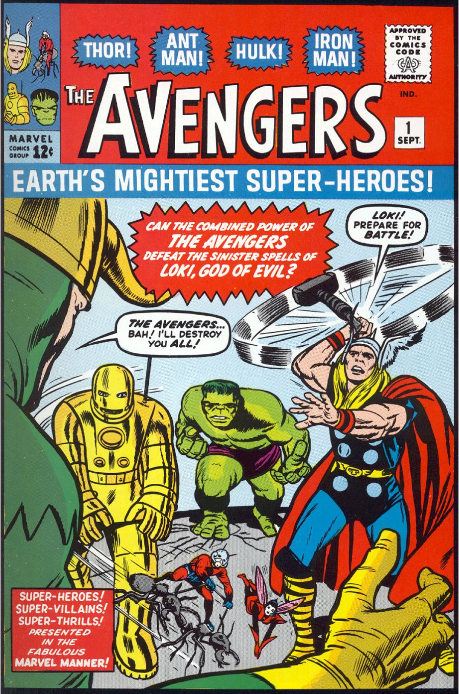 Read online The Avengers (1963) comic -  Issue #1 - 1