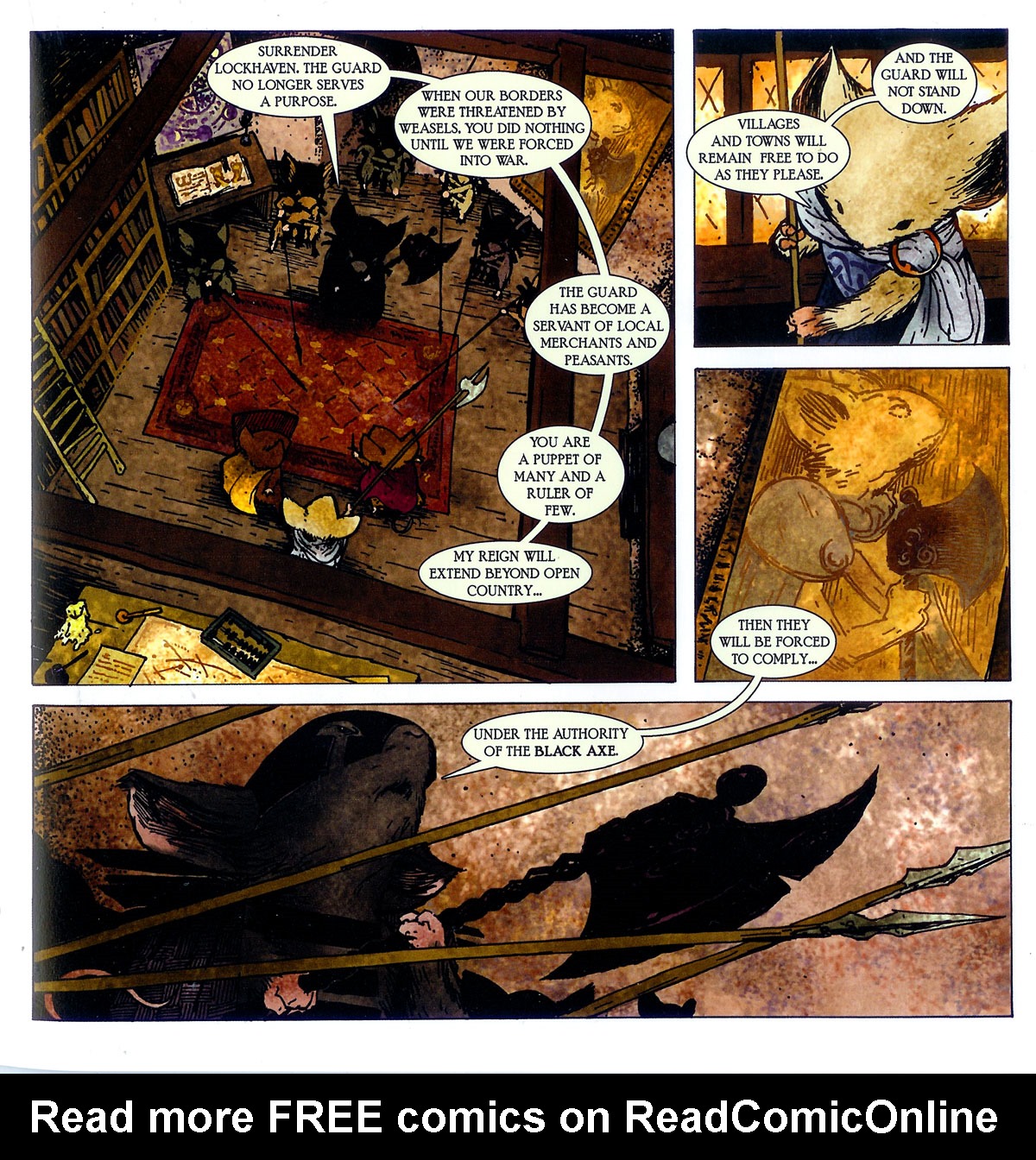 Read online Mouse Guard comic -  Issue #6 - 15