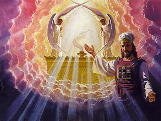 Jesus Christ welcoming hands at the heaven gates drawing art holy picture
