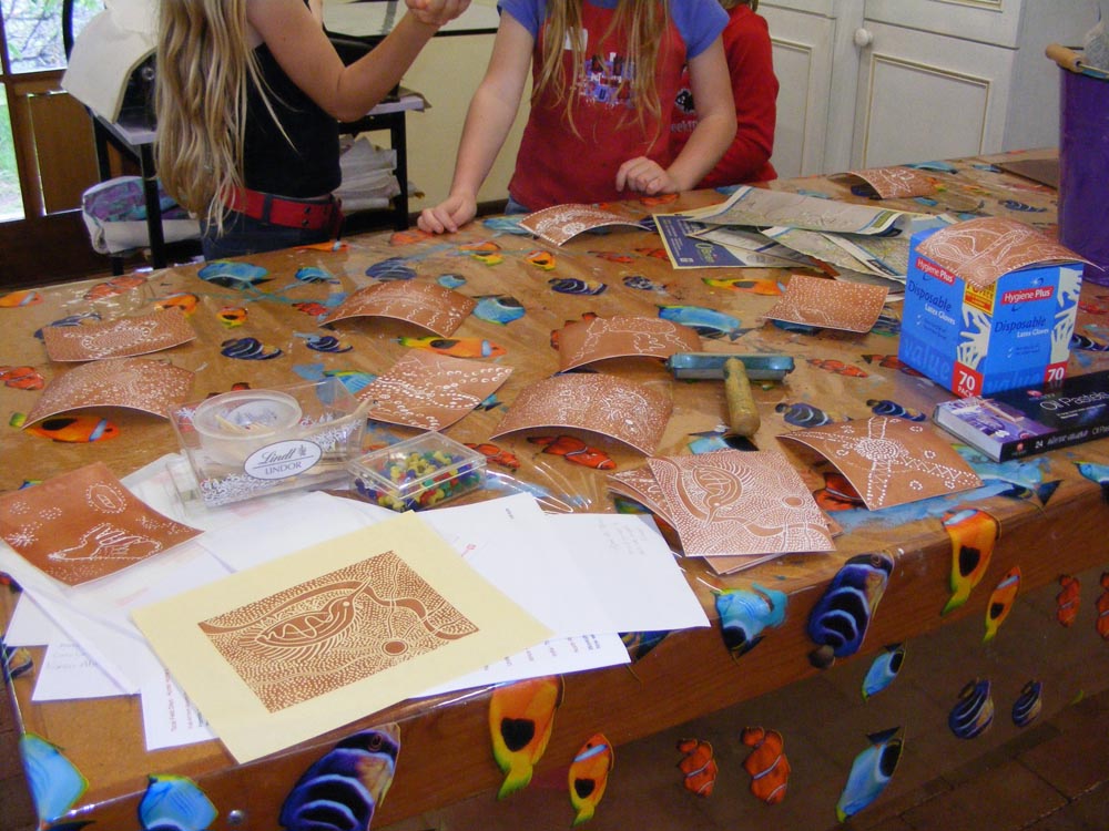 Kez's Blog Aboriginal Art Printmaking