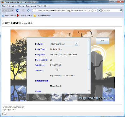 Programming Projects: Party Budget Planner Using Java