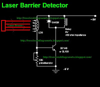 FREE CIRCUIT DIAGRAMS 4U: Laser Barrier Detector