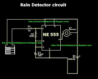 FREE CIRCUIT DIAGRAMS 4U: Rain Detector Circuit Diagram