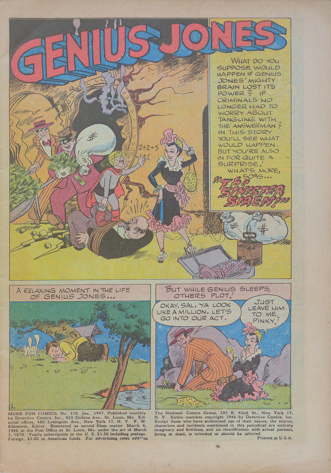 Read online More Fun Comics comic -  Issue #118 - 3