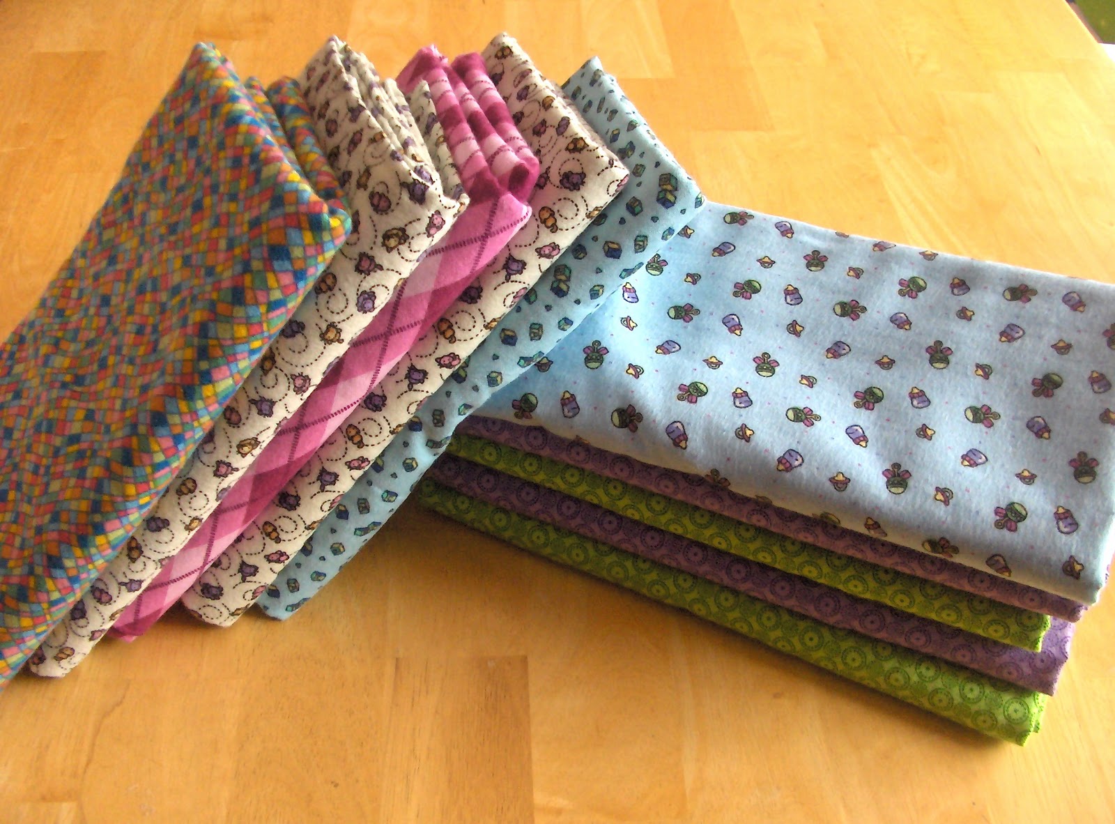 Ink Blots & Polka Dots Easy Baby Receiving Blankets