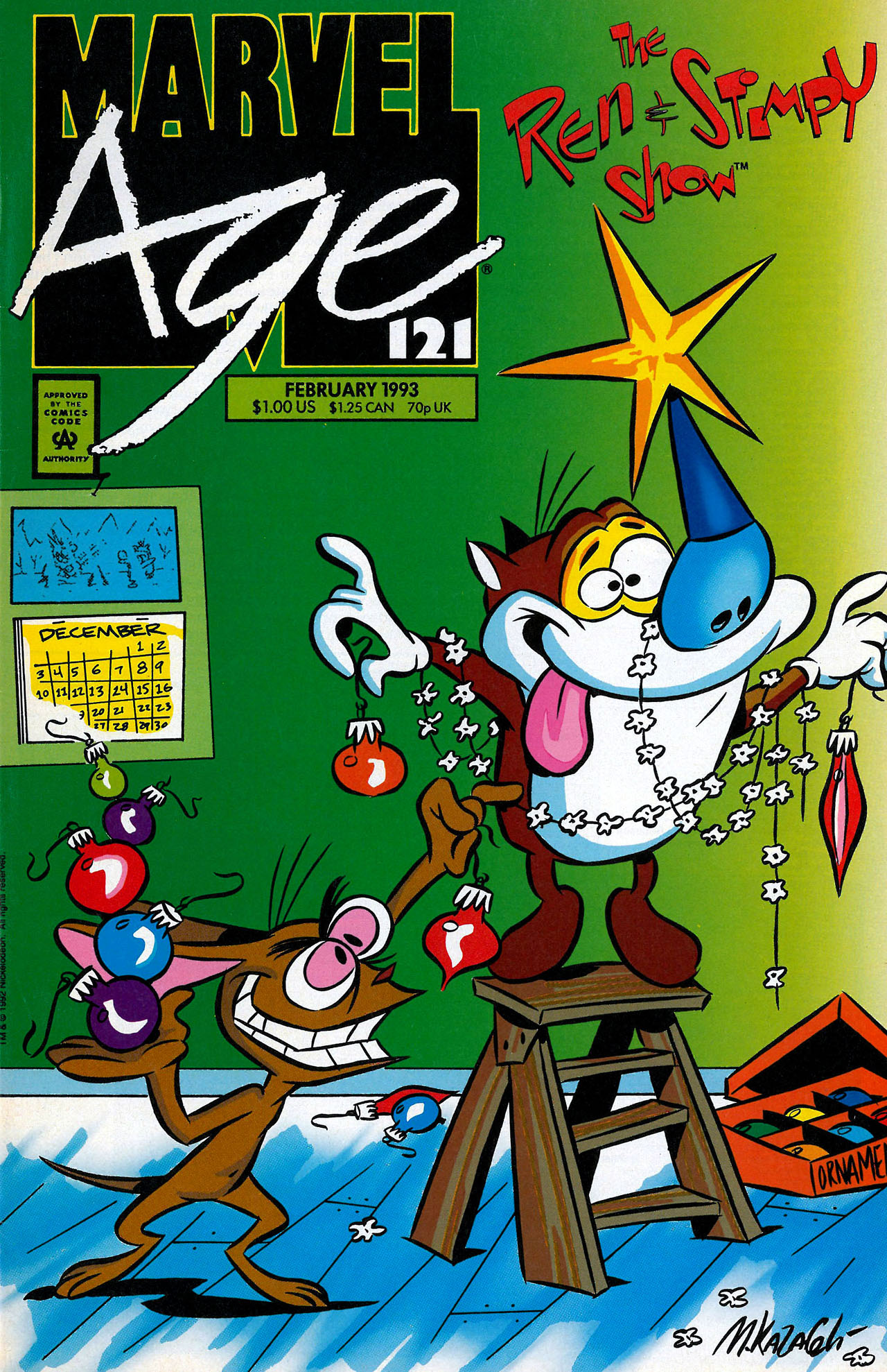 Read online Marvel Age comic -  Issue #121 - 1