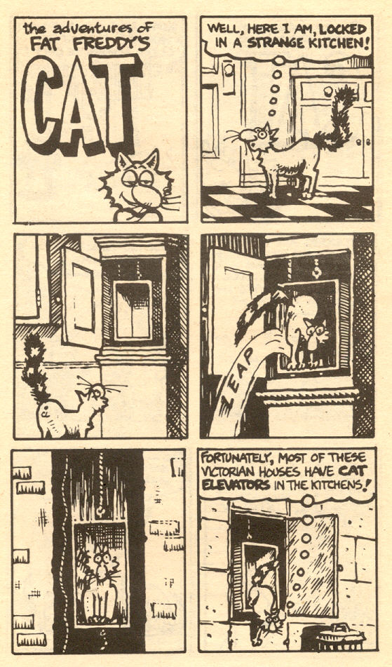 Read online Adventures of Fat Freddy's Cat comic -  Issue #3 - 25