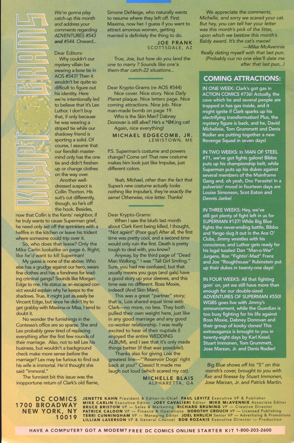 Read online Adventures of Superman (1987) comic -  Issue #549 - 25