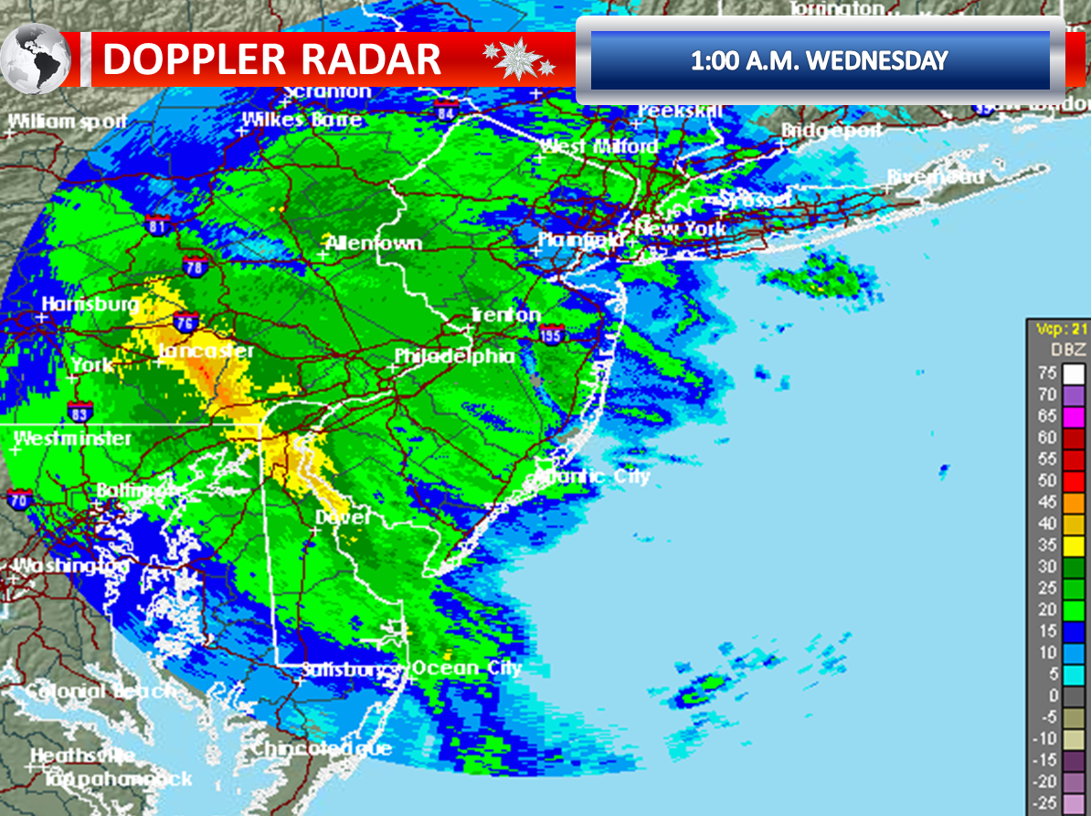 Central And Southern New Jersey Weather Very Early Morning Ice Storm