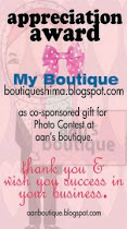 APPRECIATION BANNER FROM A'AN BOUTIQUE